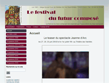 Tablet Screenshot of festivalfuturcompose.org